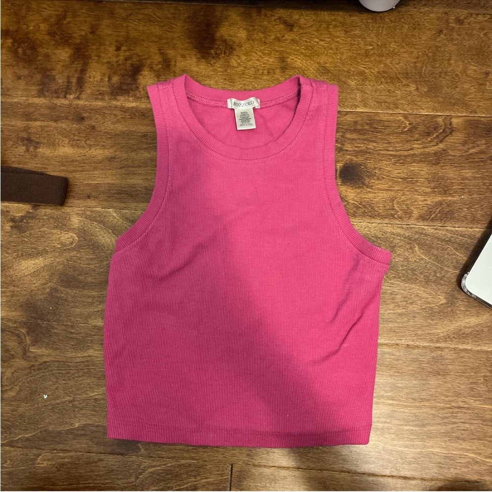 Pink Ribbed Tank Top - Cozy Everyday Style